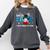 Cute Snowman Let It Snow I Have Books Reader Comfort Colors Sweatshirt Pepper