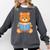 Cute Teddy Bear Reading Book Adorable For Readers Comfort Colors Sweatshirt Pepper