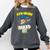 Dabbing Graduation Boy 8th Grade Class Of 2021 Comfort Colors Sweatshirt Pepper