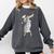 Dabbing Graduation Class Of 2025 Woman Graduation Comfort Colors Sweatshirt Pepper