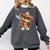 Dabbing Mexican Pizza Dance Food Lover Graduation Comfort Colors Sweatshirt Pepper