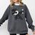 Dabbing Panda Bear Graduation Senior 2019 Shirt Comfort Colors Sweatshirt Pepper