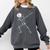 Dabbing Skeleton Nurse Halloween Graduation Comfort Colors Sweatshirt Pepper