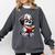Dalmatian Reading a Book Dog Comfort Colors Sweatshirt Pepper