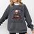 Dark Romance Merch I Put Down My Book Lover Spicy Skeleton Comfort Colors Sweatshirt Pepper
