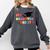 My Daughter Did It Graduation Doctor Nurse Child Graduated Comfort Colors Sweatshirt Pepper