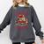 Dear Santa Only My Books Were Naughty Comfort Colors Sweatshirt Pepper