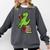 Dino Reading Read Reading Librarian Book Men Boys Kids Comfort Colors Sweatshirt Pepper