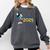 Disney Mickey Mouse Cap & Gown '25 Graduation Class Of 2025 Premium Tri-Blend Comfort Colors Sweatshirt Pepper