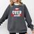 Doctor Of Education Over Educated EdD Doctorate Graduation Comfort Colors Sweatshirt Pepper