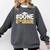 Done 6th Grade Graduation Sixth Grade 6th Graders Comfort Colors Sweatshirt Pepper