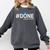 Done Class Of 2025 Graduation So Done Senior 2025 Grad Comfort Colors Sweatshirt Pepper