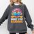 Donut Stop Reading Cute Book Reader Bookworm Donut Day Comfort Colors Sweatshirt Pepper