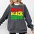 Dope Teacher African American Graduation History Month Comfort Colors Sweatshirt Pepper
