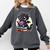 Dragon Reading A Book Cute Bookworm Book Lover Comfort Colors Sweatshirt Pepper
