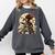 Dragon Reading a Book Dragons And Books Lover Bookworm Comfort Colors Sweatshirt Pepper