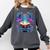 Dragon Reading Book Lover Comfort Colors Sweatshirt Pepper