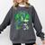 Dragon Reading Books Bookworm Comfort Colors Sweatshirt Pepper