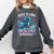 Dragon Reading Just A Girl Who Loves Dragons And Books Comfort Colors Sweatshirt Pepper