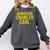 Dungeon Crawler Carl Yellow Text Logo LitRPG Series Book Comfort Colors Sweatshirt Pepper