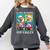 Eagle Love Reading And Eagles Child Book Lover Comfort Colors Sweatshirt Pepper