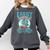 Easily Distracted By Books And Dragons Nerds Comfort Colors Sweatshirt Pepper