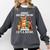 Easily Distracted By Cats And Books Book Lover Cat Comfort Colors Sweatshirt Pepper