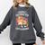 Easily Distracted By Cats And Books Cute Cat Sleeping Girls Comfort Colors Sweatshirt Pepper