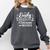 Easily Distracted By Chickens And Books Farm Comfort Colors Sweatshirt Pepper