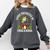 Easily Distracted By Frogs And Books Comfort Colors Sweatshirt Pepper