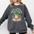 Easily Distracted By Plants And Books Comfort Colors Sweatshirt Pepper