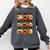 Educated Afro Women Girl Reading Book Future HBCU Grad Comfort Colors Sweatshirt Pepper
