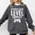 Elementary School Level Complete Gamer Graduate Graduation Comfort Colors Sweatshirt Pepper
