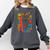 Equal Rights Book Flower Resist Feminist LGBTQ Floral Comfort Colors Sweatshirt Pepper