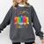 Equality Book LGBTQ Wildflowers Equal Rights Gay Kindness Comfort Colors Sweatshirt Pepper