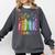 Equality Books Peace Love Compassion LGBT Gay Lesbian Pride Comfort Colors Sweatshirt Pepper