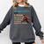 Equinetrovert Definition Equine Horse Riding Introvert Comfort Colors Sweatshirt Pepper