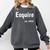 Esquire Established 2023 New Lawyer Graduation Comfort Colors Sweatshirt Pepper