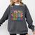 Everyone Is Welcome Here Floral Book LGBT Pride Equality Comfort Colors Sweatshirt Pepper