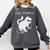 Ew People Cat Skateboard Introvert Sarcastic Humor Comfort Colors Sweatshirt Pepper