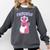 Ew People Introvert Ferrets Saying Mask Ferret Comfort Colors Sweatshirt Pepper