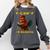 F-CAW-F I'm Reading Chicken Book Lover Introvert Meme Comfort Colors Sweatshirt Pepper