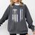 Family Nurse Practitioner Flag FNP Nursing Graduation Comfort Colors Sweatshirt Pepper
