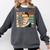 Feminist Ruth Bader Ginsburg RBG Quote Girl With Book Women Comfort Colors Sweatshirt Pepper