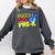 First Day Of School Shirt Peace Out Pre-K Graduation Kids So Comfort Colors Sweatshirt Pepper