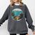 Fish Bowl Frutiger Aero Y2K Retro Vibes Comfort Colors Sweatshirt Pepper
