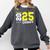 Football Senior Night Football Senior 2025 Graduation 55 Comfort Colors Sweatshirt Pepper
