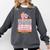 With Freedom Flowers Books And The Moon Comfort Colors Sweatshirt Pepper