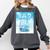 Frutiger Aero Aesthetic Tech Kawaii Milk Underwater Fishes Raglan Baseball Tee Comfort Colors Sweatshirt Pepper
