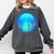 Frutiger Aero Aesthetic Tech Orb Fishes Raglan Baseball Tee Comfort Colors Sweatshirt Pepper
